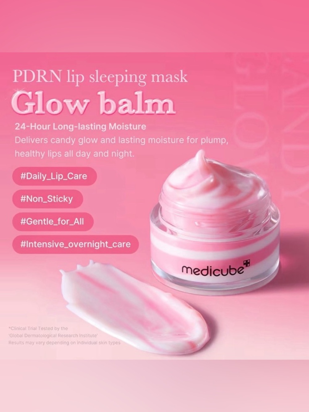 ⭐️Medicube PDRN lip sleeping mask glow balm | Salmon PDRN, Collagen, Shea Butter - Picture 4 of 9